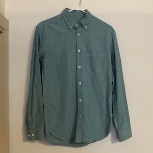 Merona men’s long sleeve button down shirt small